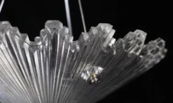 Art Deco Sunburst Bathroom Or Kitchen Glass Semi Flush Mount Light -OGT Sale Store q273746 05