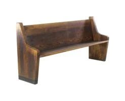 Antique 6 Ft. Oak Dark Tone Church Pew 14 Antique 6 Ft. Oak Dark Tone Church Pew -OGT Sale Store q274019 04