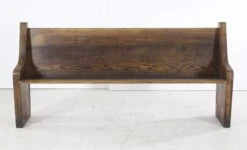 Antique 6 Ft. Oak Dark Tone Church Pew 15 Antique 6 Ft. Oak Dark Tone Church Pew -OGT Sale Store q274019 05