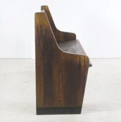 Antique 6 Ft. Oak Dark Tone Church Pew 17 Antique 6 Ft. Oak Dark Tone Church Pew -OGT Sale Store q274019 07