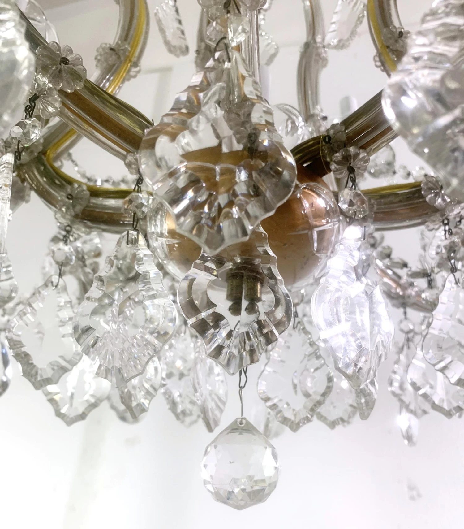 22 Light Antique Marie Therese Crystal Chandelier 10 22 Light Antique Marie Therese Crystal Chandelier - Image 8