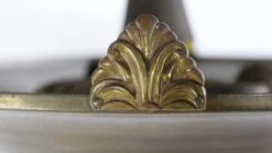 Art Deco Bronze Semi Flush Mount Dish Light -OGT Sale Store q274115 05