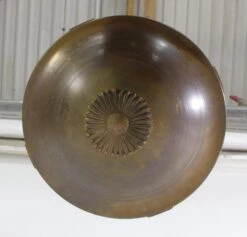 Art Deco Bronze Semi Flush Mount Dish Light -OGT Sale Store q274115 06