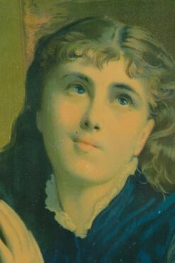 Vintage Young Woman In Prayer Wooden Frame Portrait 13 Vintage Young Woman In Prayer Wooden Frame Portrait -OGT Sale Store q274209 06