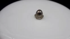 Vintage 6.5 In. Milk Glass Steel Fitter Flush Mount Light -OGT Sale Store q274286 04