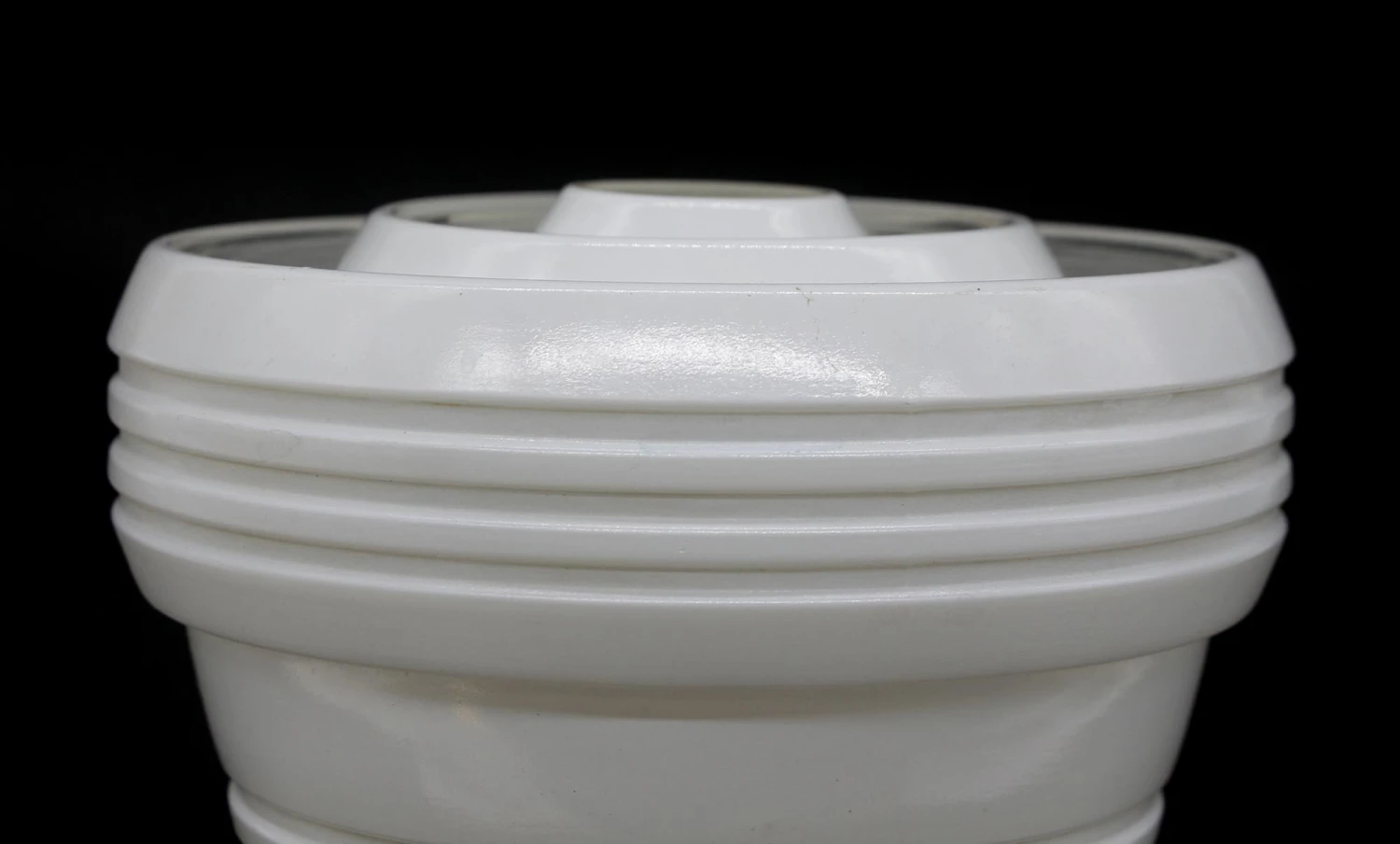 Vintage Concentric Circles Glass 7 In. Flush Mount Light 8 Vintage Concentric Circles Glass 7 In. Flush Mount Light - Image 6