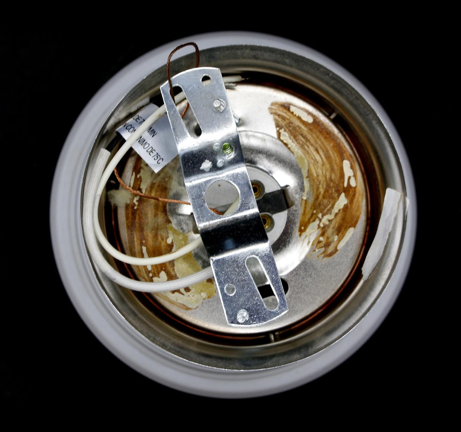 Vintage Concentric Circles Glass 7 In. Flush Mount Light 10 Vintage Concentric Circles Glass 7 In. Flush Mount Light - Image 8