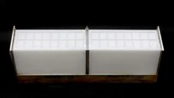 Vintage Glass & Nickel Art Deco Above Cabinet Bathroom Light 17 Vintage Glass & Nickel Art Deco Above Cabinet Bathroom Light -OGT Sale Store q274288 05