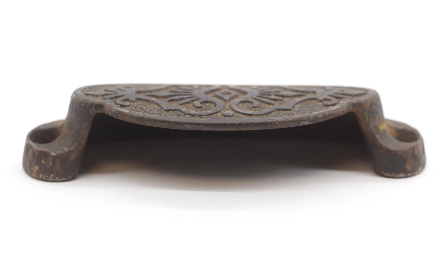 Antique Cast Iron 4 In. Victorian Bin Pull 6 Antique Cast Iron 4 In. Victorian Bin Pull - Image 4