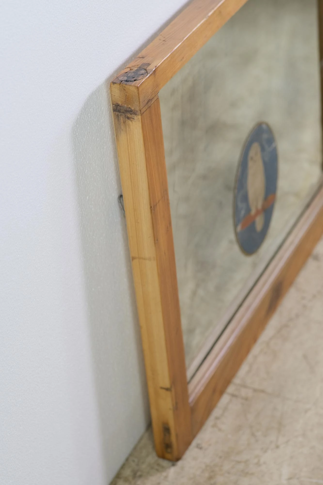 White Owl Cigar Mirrored Wavy Glass Window Frame 7 White Owl Cigar Mirrored Wavy Glass Window Frame - Image 5