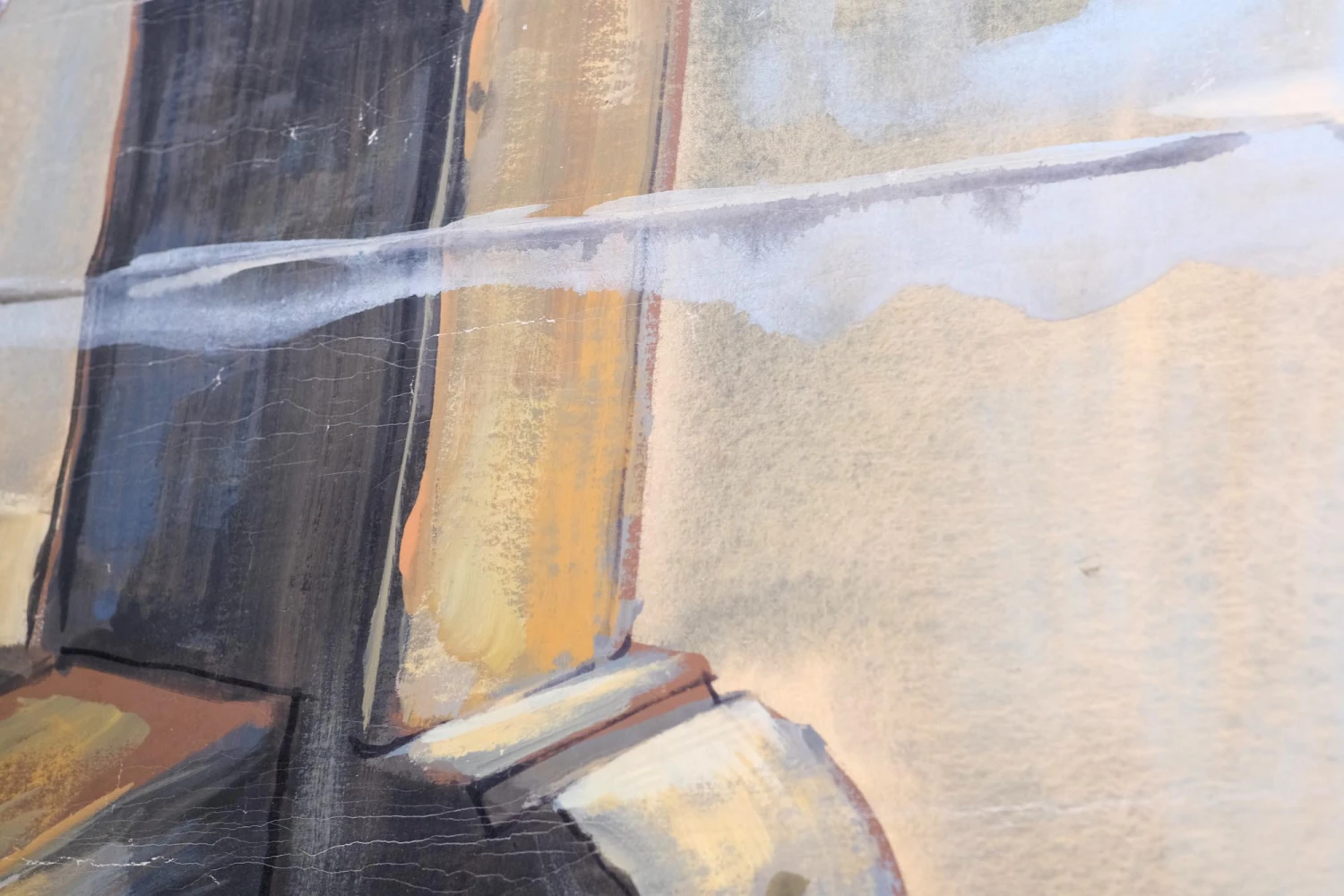 Unfinished Canvas Printing Press Oil Painting 29 Ft. X 8 Ft. 17 Unfinished Canvas Printing Press Oil Painting 29 Ft. X 8 Ft. - Image 15