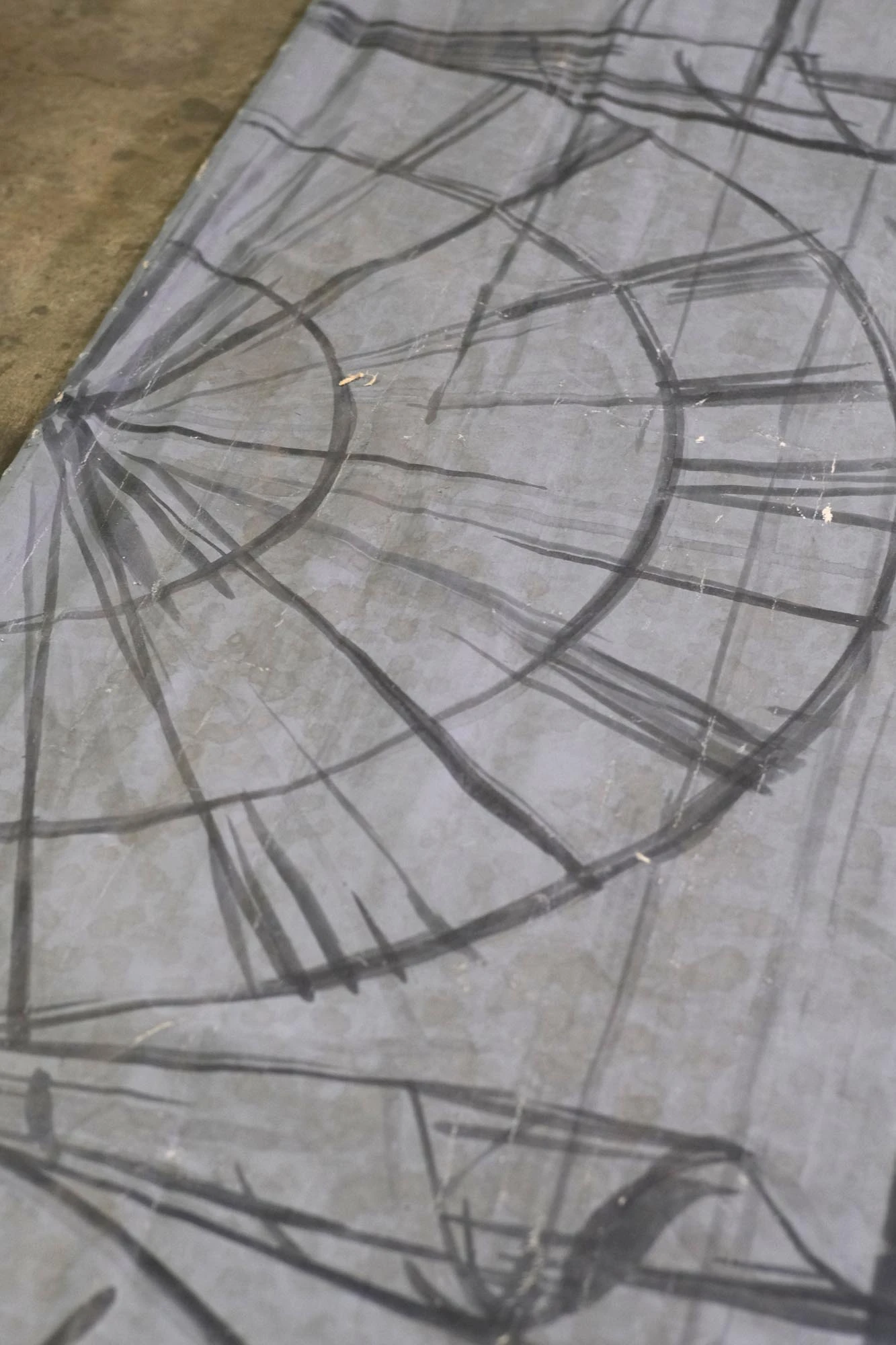 Unfinished Oil Pigment Canvas Painting 29 Ft. X 8 Ft. 7 Unfinished Oil Pigment Canvas Painting 29 Ft. X 8 Ft. - Image 5