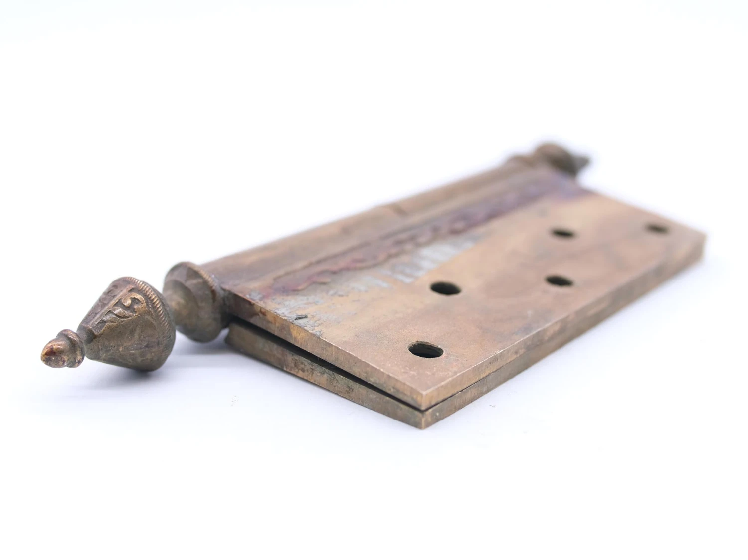 Antique 4.75 X 4.75 Victorian Bronze Steeple Tip Lift Off Butt Door Hinge 6 Antique 4.75 X 4.75 Victorian Bronze Steeple Tip Lift Off Butt Door Hinge - Image 4