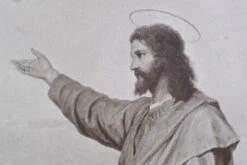 Vintage Sepia Art Print Of Christ & His Followers In A Black Wood Frame 10 Vintage Sepia Art Print Of Christ & His Followers In A Black Wood Frame -OGT Sale Store q274455 04