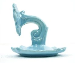 Vintage Blue Italian Ceramic Single Arm Wall Sconce 17 Vintage Blue Italian Ceramic Single Arm Wall Sconce -OGT Sale Store q275043 07