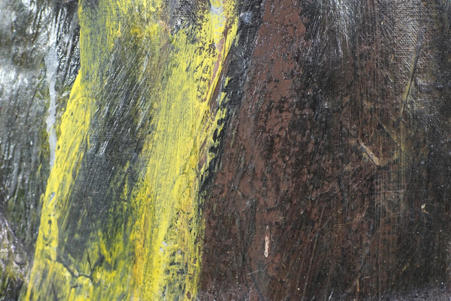 Large Original Oil & Acrylic Abstract Canvas Painting 9 Large Original Oil & Acrylic Abstract Canvas Painting - Image 7