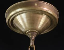 Pair Of 1950s Brass Patina Gothic Pendant Lights 18 Pair Of 1950s Brass Patina Gothic Pendant Lights -OGT Sale Store q275079 06