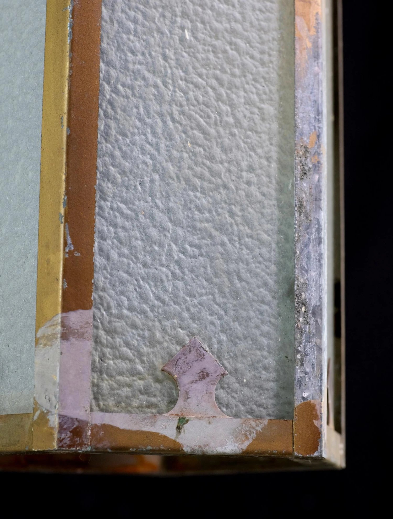 Pair Of 1950s Brass Patina Gothic Pendant Lights 9 Pair Of 1950s Brass Patina Gothic Pendant Lights - Image 7