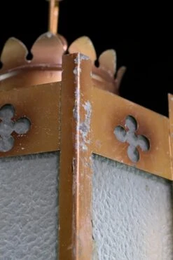 Pair Of 1950s Brass Patina Gothic Pendant Lights 20 Pair Of 1950s Brass Patina Gothic Pendant Lights -OGT Sale Store q275079 08