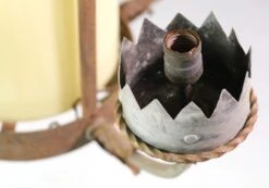 Large Ecclesiastical Hand Forged Iron & Glass Ceiling Lantern -OGT Sale Store q275081 08