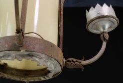 Large Ecclesiastical Hand Forged Iron & Glass Ceiling Lantern -OGT Sale Store q275081 10