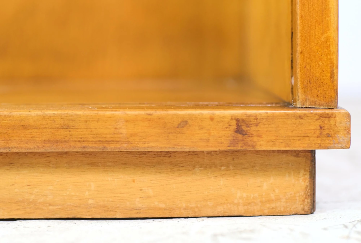 Vintage Light Tone Pine Hutch Shelf Storage Unit 9 Vintage Light Tone Pine Hutch Shelf Storage Unit - Image 7