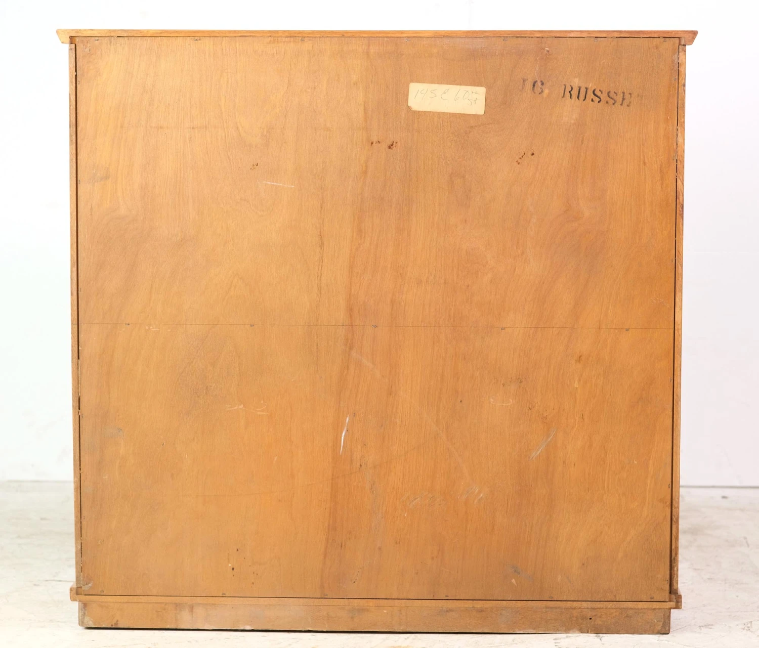 Vintage Light Tone Pine Hutch Shelf Storage Unit 12 Vintage Light Tone Pine Hutch Shelf Storage Unit - Image 10