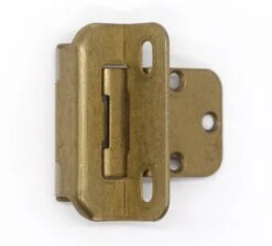 Vintage Steel Brass Plated Partial Wrap Cabinet Hinge 10 Vintage Steel Brass Plated Partial Wrap Cabinet Hinge -OGT Sale Store q275201 04