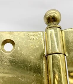 Vintage Polished Brass Lawrence 5.5 X 5 Offset Door Hinges 15 Vintage Polished Brass Lawrence 5.5 X 5 Offset Door Hinges -OGT Sale Store q275212 07