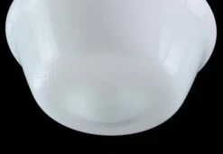 1940s Opaline Glass Schoolhouse Brushed Steel Pendant Light 16 1940s Opaline Glass Schoolhouse Brushed Steel Pendant Light -OGT Sale Store q275258 07