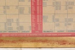 Large 1985 American League Baseball Official Schedule Poster 11 Large 1985 American League Baseball Official Schedule Poster -OGT Sale Store q275281 04