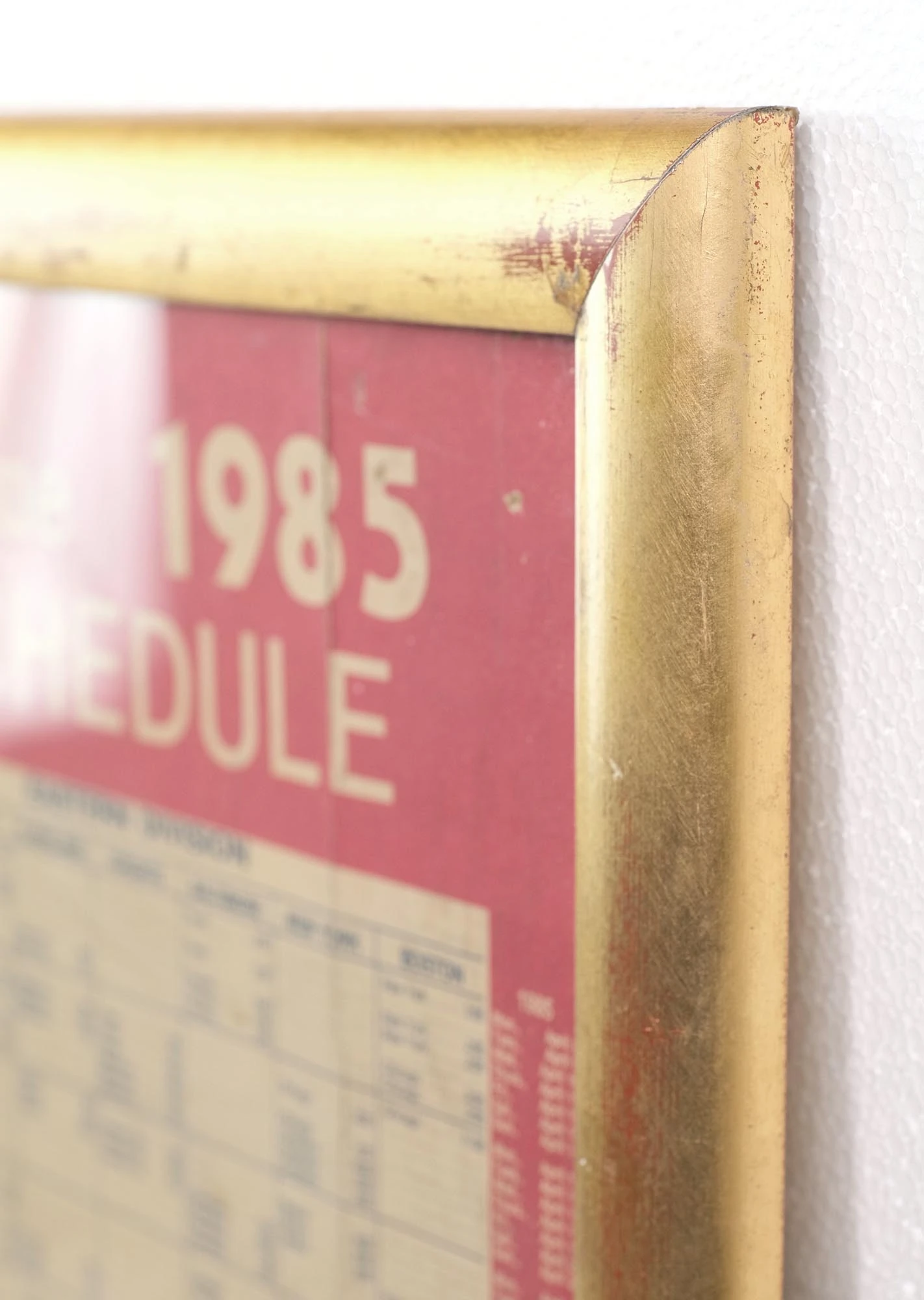 Large 1985 American League Baseball Official Schedule Poster 7 Large 1985 American League Baseball Official Schedule Poster - Image 5