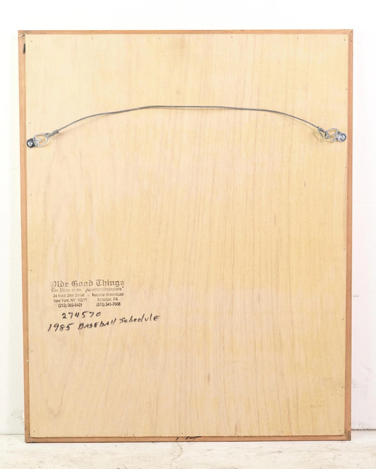 Large 1985 American League Baseball Official Schedule Poster 8 Large 1985 American League Baseball Official Schedule Poster - Image 6