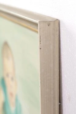 1970s Signed Oil Portrait Painting Of A Baby On Canvas 15 1970s Signed Oil Portrait Painting Of A Baby On Canvas -OGT Sale Store q275308 06