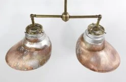 Double Copper Plated 1910s Mercury Glass Pendant Light 24 Double Copper Plated 1910s Mercury Glass Pendant Light -OGT Sale Store q275781 07