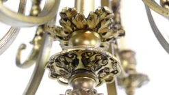 19th Century French Gilded Bronze 6 Arm Chandelier -OGT Sale Store q275786 09
