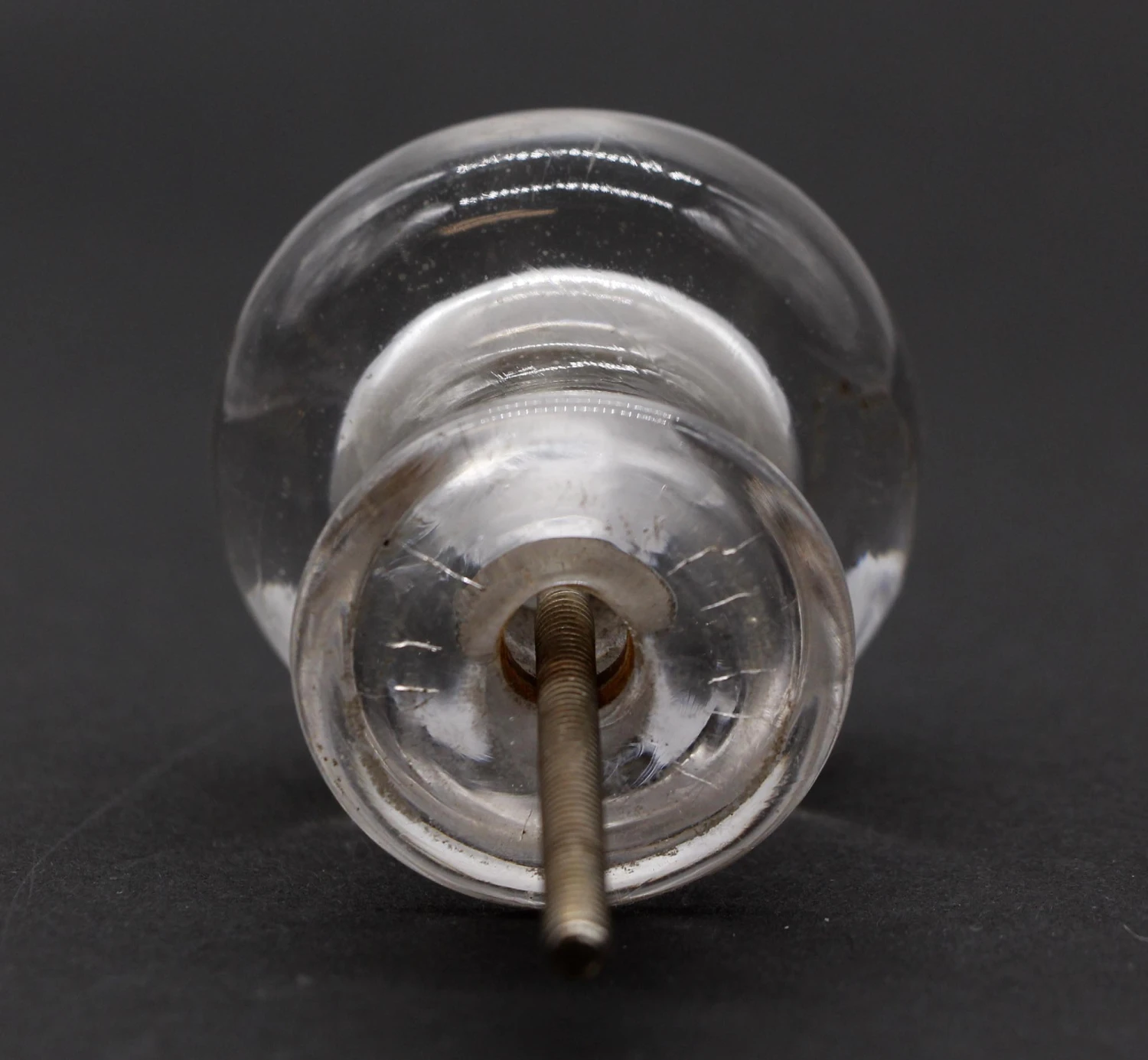 Pair Of Clear 2 In. Antique Glass Drawer Cabinet Knobs 8 Pair Of Clear 2 In. Antique Glass Drawer Cabinet Knobs - Image 6