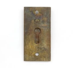 Antique Plain Brass Rectangle 2.75 In. Draft Keyhole Cover -OGT Sale Store q275931 05