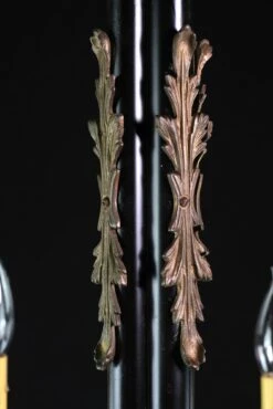 1920s French 6 Arm Scrolled Foliage Brass Chandelier 16 1920s French 6 Arm Scrolled Foliage Brass Chandelier -OGT Sale Store q275935 04