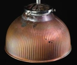 1910 Silver Reflector Glass With Copper Plated Shade Pendant Light 18 1910 Silver Reflector Glass With Copper Plated Shade Pendant Light -OGT Sale Store q275939 06