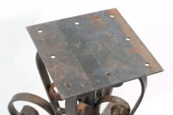 Antique 28.5 In. Wrought Iron Spiral Table Base 13 Antique 28.5 In. Wrought Iron Spiral Table Base -OGT Sale Store q276000 06