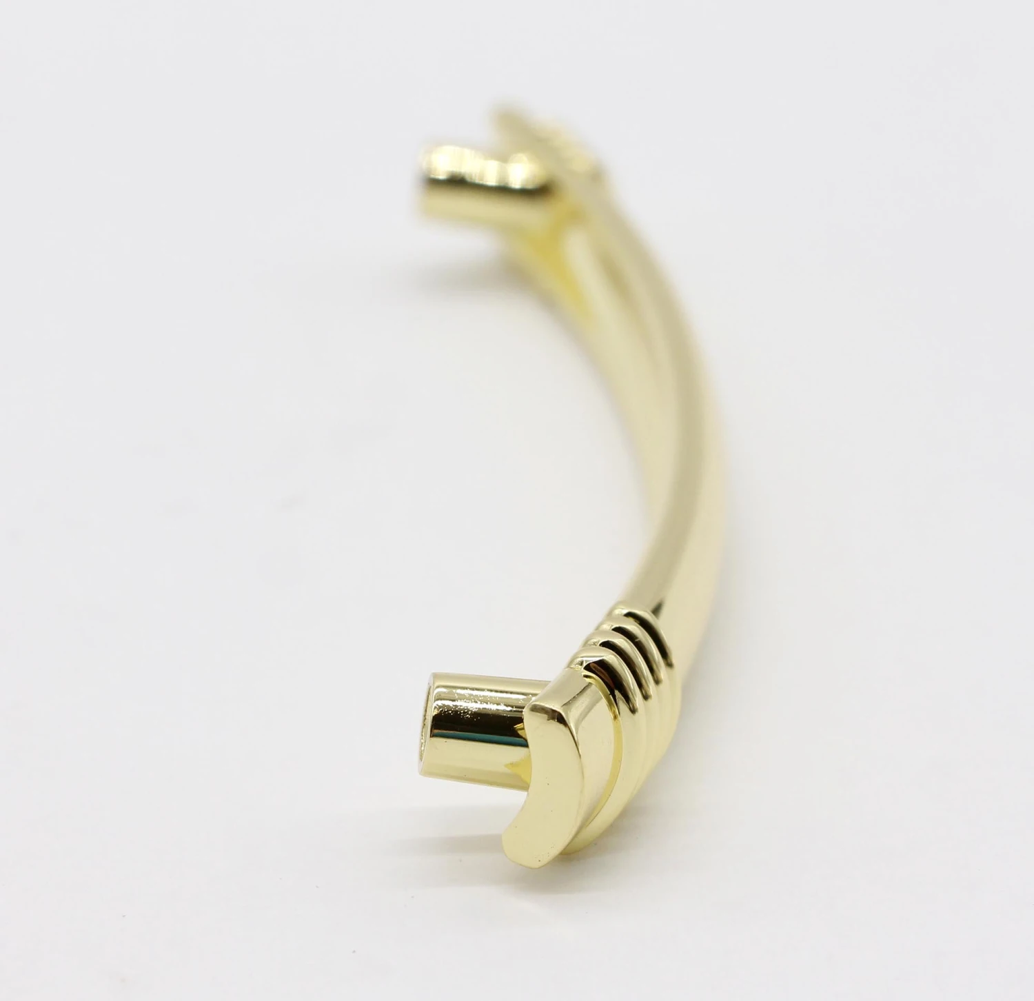 Set Of Polished Brass 6 In. Knob Hill Bridge Pulls 6 Set Of Polished Brass 6 In. Knob Hill Bridge Pulls - Image 4