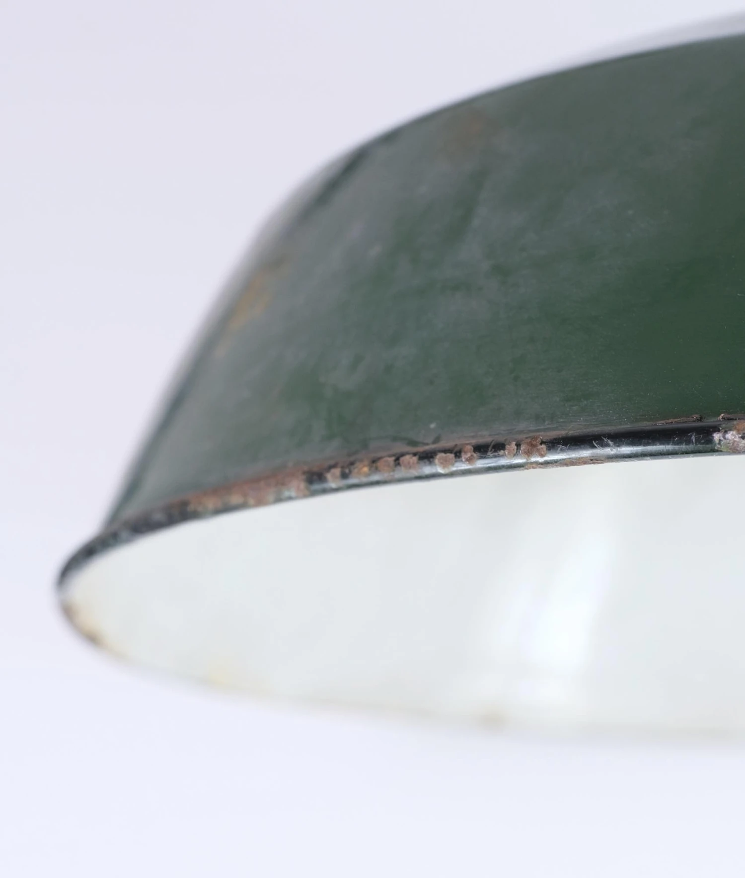 18 In. Green Enameled Steel Industrial Factory Pole Pendant Light 10 18 In. Green Enameled Steel Industrial Factory Pole Pendant Light - Image 8