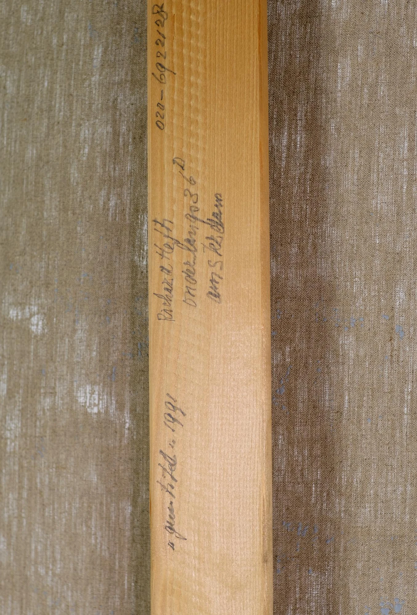 1991 Abstract Acrylic Painting On Linen From Amsterdam 12 1991 Abstract Acrylic Painting On Linen From Amsterdam - Image 10