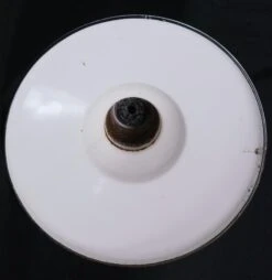 16 In. White Enameled Steel Industrial Factory Pole Pendant Light 13 16 In. White Enameled Steel Industrial Factory Pole Pendant Light -OGT Sale Store q276401 06