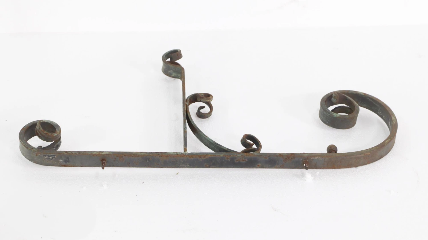 Pair Of Wrought Iron Hanging Lantern Or Plant Brackets 9 Pair Of Wrought Iron Hanging Lantern Or Plant Brackets - Image 7