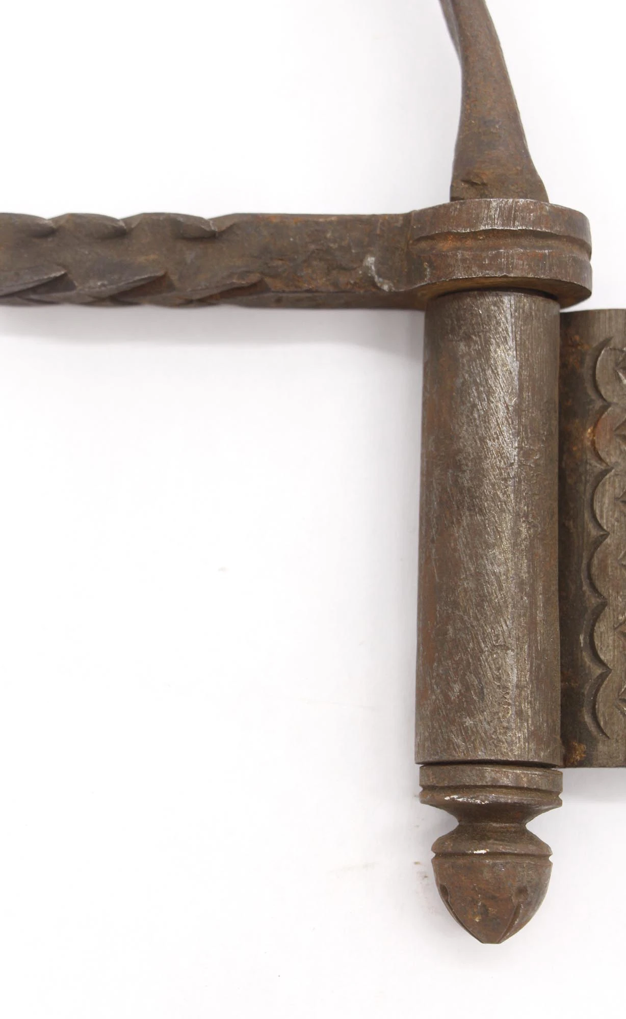 Antique Medieval Ornamental Gothic Strap Hinge 6 Antique Medieval Ornamental Gothic Strap Hinge - Image 4