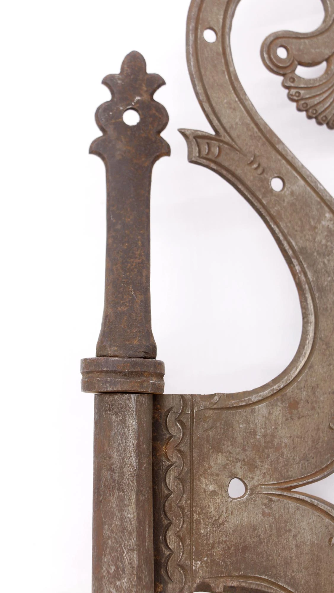 Antique Medieval Ornamental Gothic Strap Hinge 8 Antique Medieval Ornamental Gothic Strap Hinge - Image 6