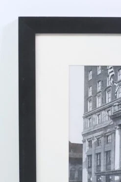 Framed & Matted Black & White Photo Of The Hotel Pennsylvania Edifice 11 Framed & Matted Black & White Photo Of The Hotel Pennsylvania Edifice -OGT Sale Store q276622 04