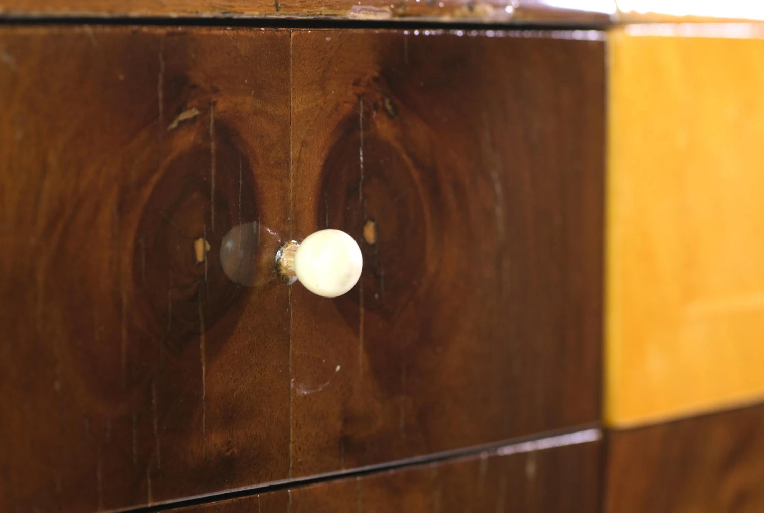 French Art Deco Mahogany & Satinwood Desk Attributed To Jacques-Emile Ruhlmann 11 French Art Deco Mahogany & Satinwood Desk Attributed To Jacques-Emile Ruhlmann - Image 9